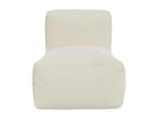 Mobenze beige fabric armchair Mobenze GWYU23711