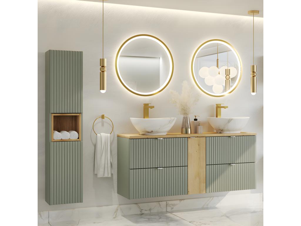 Luxameub Green 50cm Vanity Unit with 2 Drawers ASJH34607