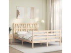 Bed frame with headboard, small double bed, solid Mobenze KSDU46396