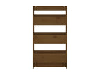 3-tier wall planter, 60x18.5x110 cm, honey brown, solid pine, KZTZ72951
