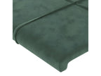 Dark Green LED Headboard 200x5x78-88 Mobenze DYPE21606