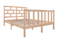 Mobenze bed frame in solid pine, 140x190 cm, HOGM65730