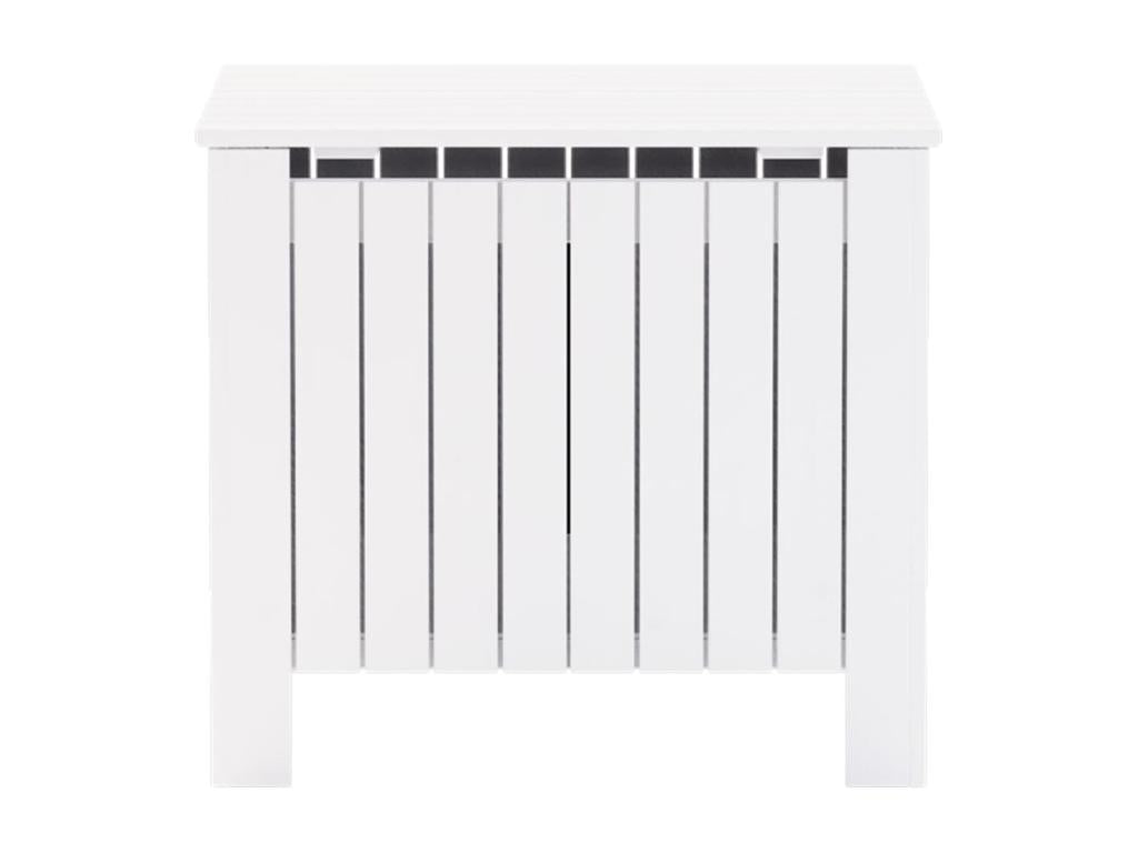 Storage box with lid, Luxameub white solid pine wood JWZZ32460