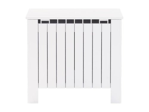 Storage box with lid, Luxameub white solid pine wood JWZZ32460