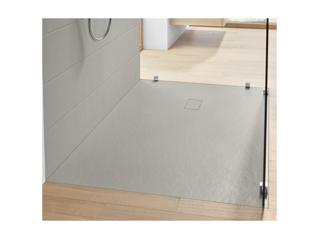 170x90 Mobenze ET Mobenze acrylic rectangular shower tray, natural grey IEZK29639
