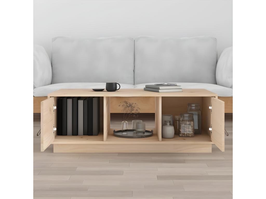 Coffee table 100x50x35 cm Mobenze solid pine QXQV61405