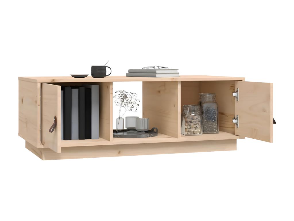 Coffee table 100x50x35 cm Mobenze solid pine QXQV61405