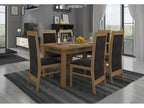 Chair in natural beech wood and Luxameub-Tissu fabric 27127 ZAPH98507