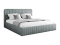 Luxameub 108 Double Grey Bed 180x200 Upholstered Slatted Base to Luxameub 191x212x106cm CAIP64469
