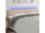 Cappuccino LED Headboard 160x5x78/88 cm Faux Leather DJPW65768