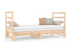 Sliding bed without mattress 2x 90x190 cm GYKO79220
