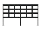 Black Headboard 165.5x4x100 cm Solid Pine Mobenze WKHY38986