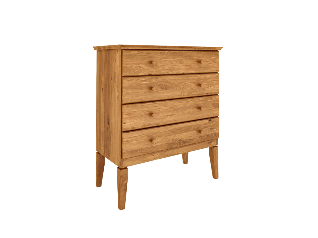 Mobenze - Chest of drawers in natural oiled wild oak HOHF32505