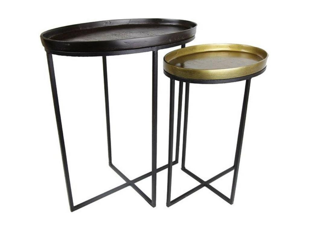 Luxameub Removable Tray Set of 2 Pieces Luxameub Black - Luxameub JCOQ91721