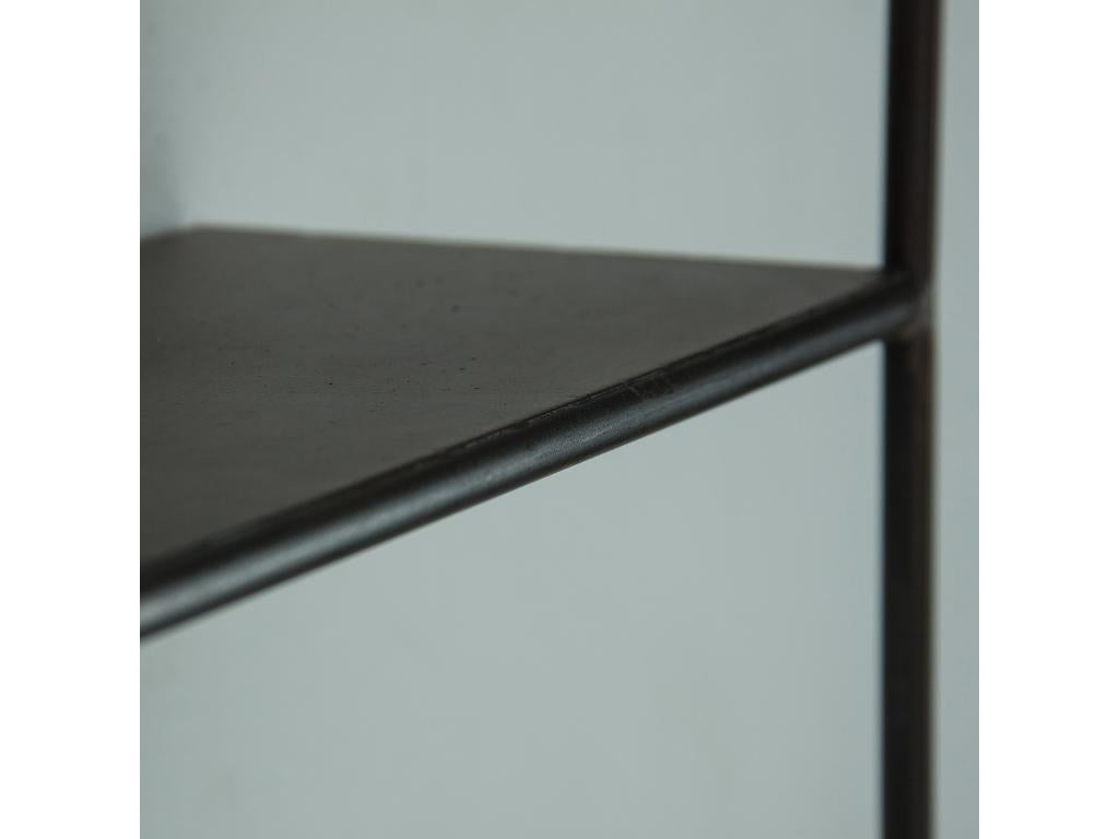 black iron shelf 35x15x100 cm WDZS85232