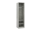 Concrete Grey Wardrobe 50x50x200 cm Engineering Mobenze NRJO99937