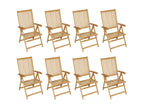 Mobenze 9-piece garden furniture set in solid teak JYBA55285