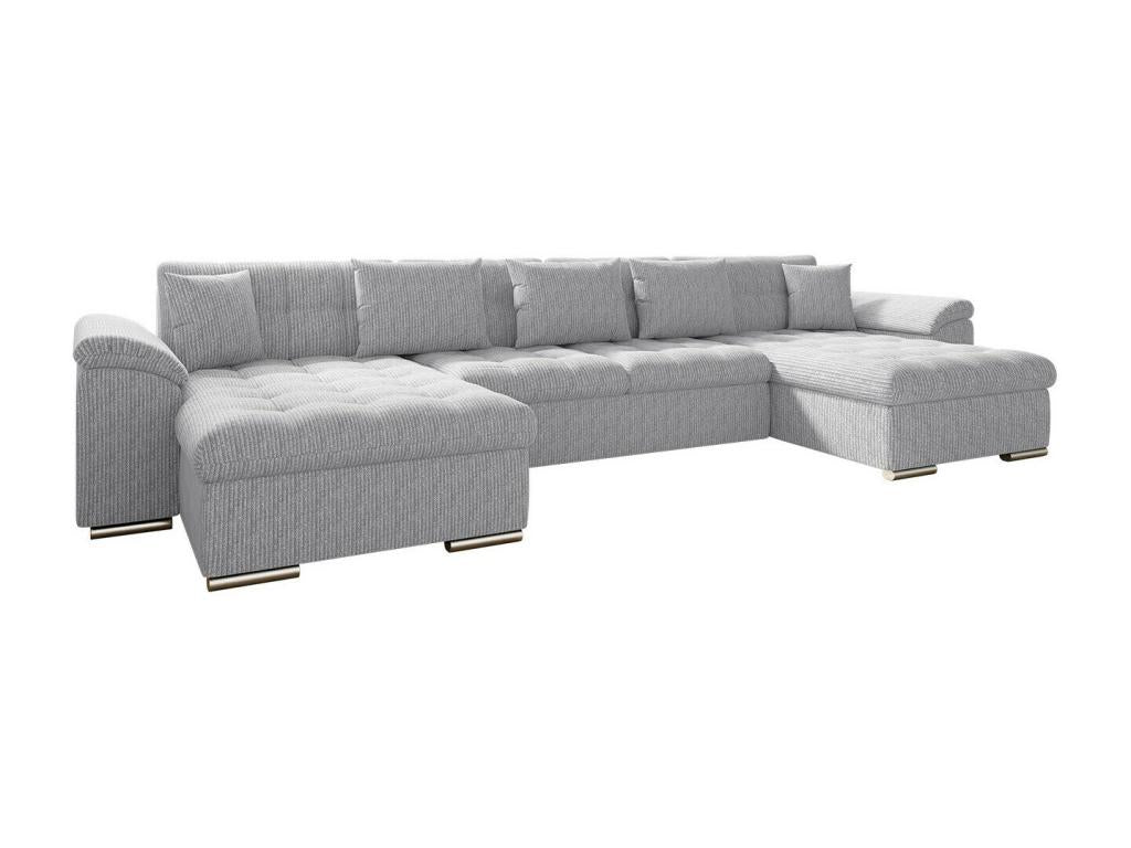 Mobenze 359 Grey Corner Sofa with Sleeping Function 375x155x76cm KQHC60631