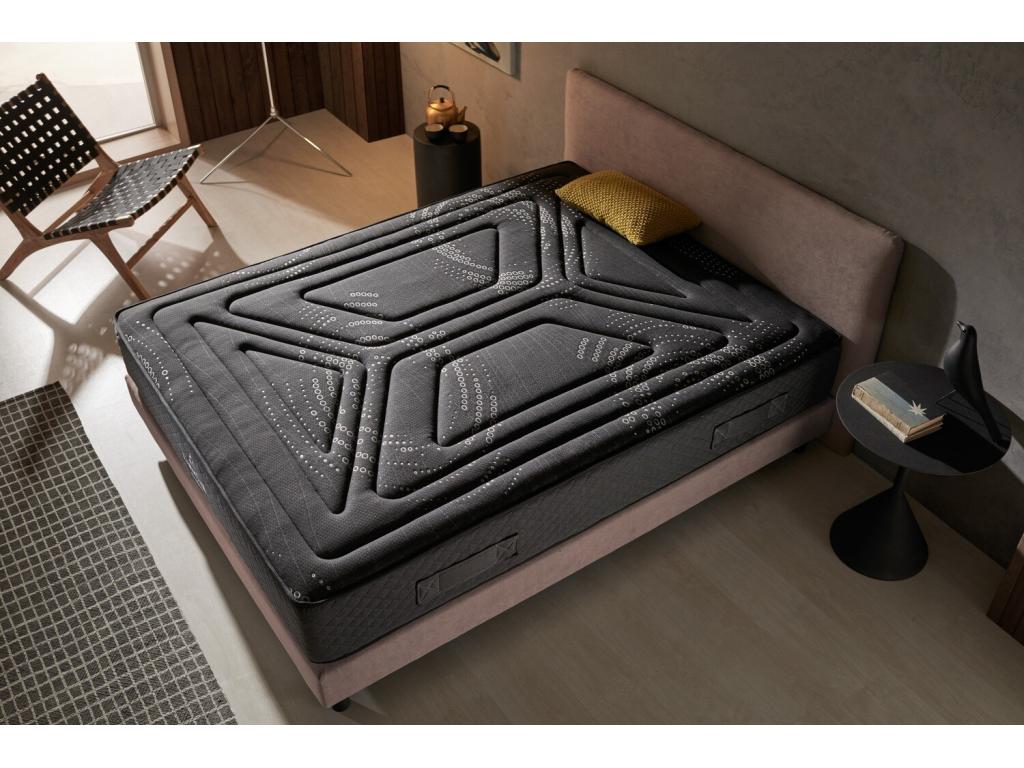 135x200cm Night Spring Mattress - Firm, Adjustable Support - Deep Spring Pocket Springs / High-Resilience Memory Foam - 25cm Thick CQPM67326