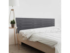 Luxameub Recycled MDF Double Pallet Style Horizontal Headboard 190x46cm for 190cm Beds - Solid Grey NXKQ05909