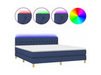 Mobenze bed base with blue LED mattress 180x200 Fabric UIVL48896