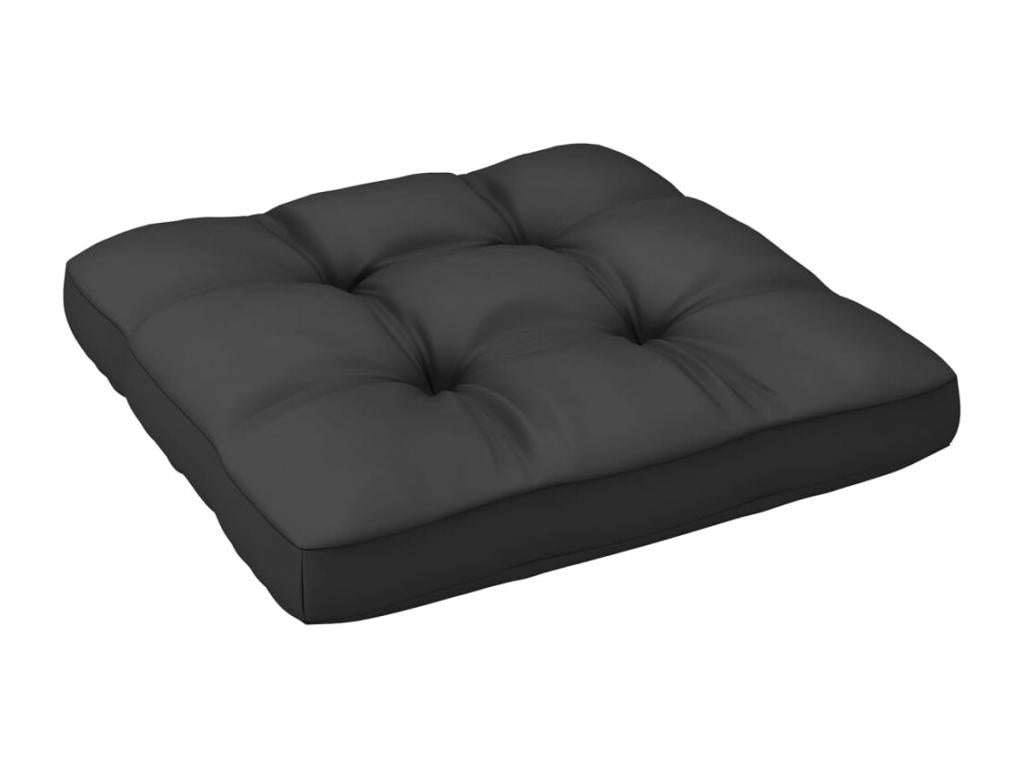 10-piece garden furniture set with cushions, anthracite, solid pine, LYLI41512