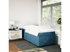 Mobenze bed base with dark blue mattress 100x200 cm OVDJ25657