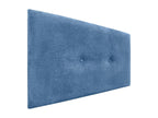 Mobenze Headboard, Plain Ribbed with Buttons, 160x60cm, Fits 150/160cm Beds - Blue YMTH26392