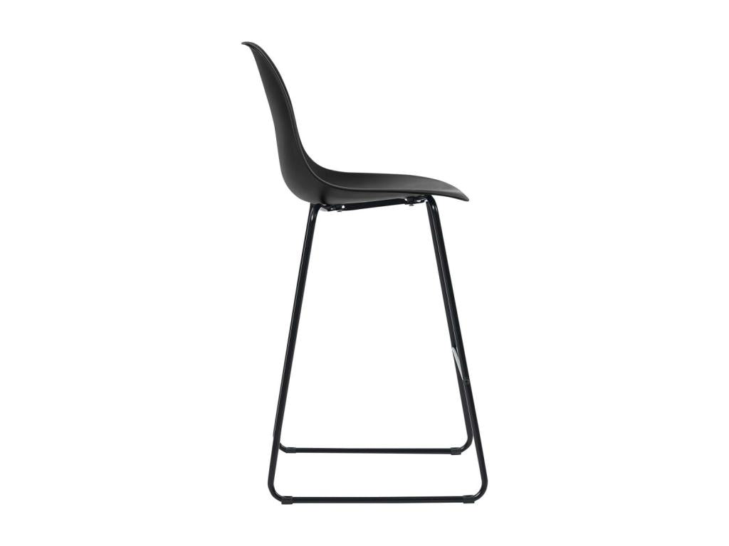 Mobenze Black Bar Stools - Set of 4 NFUJ95937